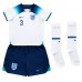 Camisa de time de futebol Inglaterra Luke Shaw #3 Replicas 1º Equipamento Infantil Mundo 2022 Manga Curta (+ Calças curtas)